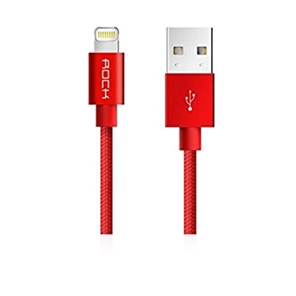 MFi Lightning Charge & Sync Round Cable - Red