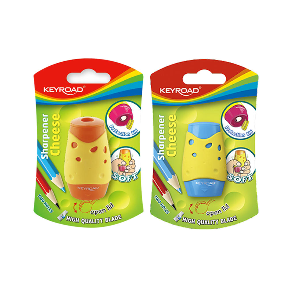 2 Holes Soft Touch Blister Sharpener   
