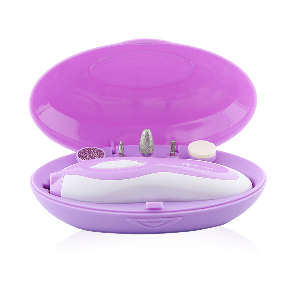 Zlime Nail Drill 5 In 1 Professional Nail Care - Purple / Pink