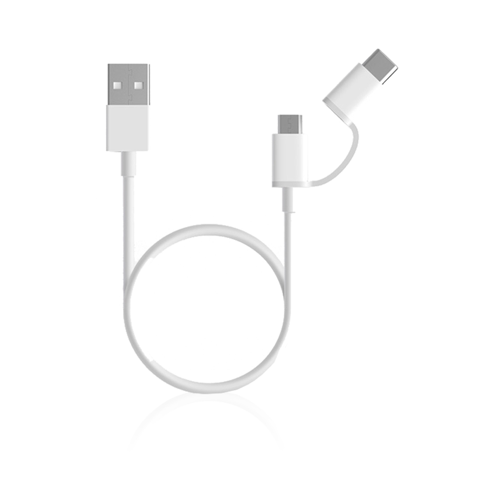 Mi 2-In-1 USB Cable - Micro USB To Type C - 100 Cm