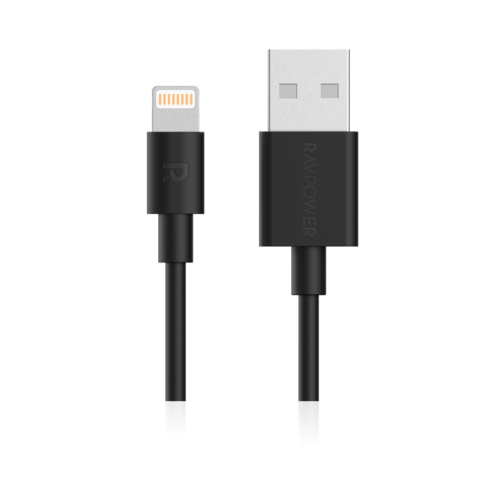 RP-CB030 1m Charge & Sync Lightning Cable - Black 