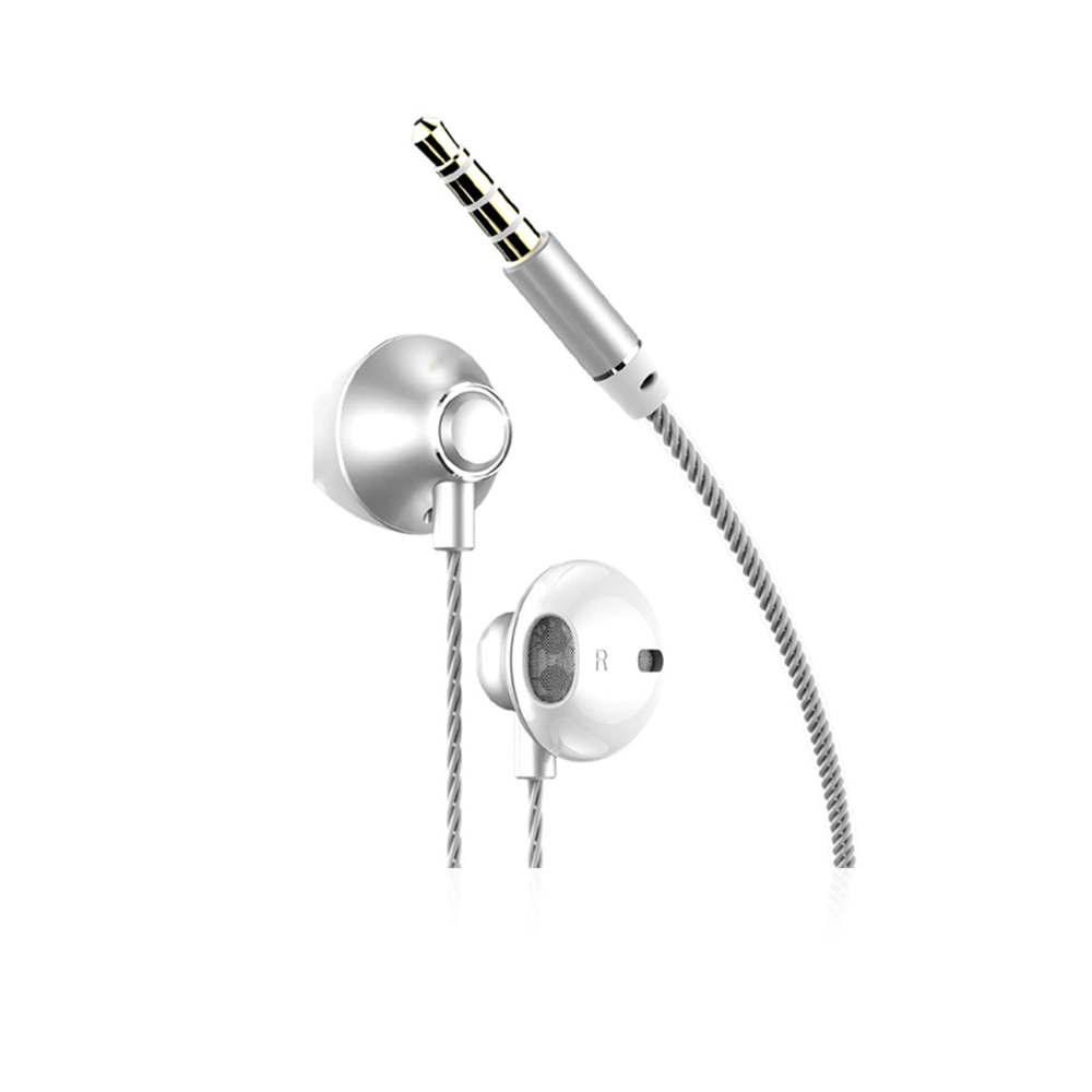 Mufree H1 Stereo Earphone - Silver