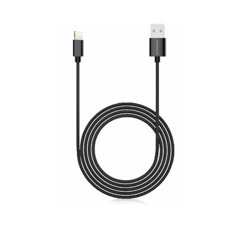 Alpha Nylon Braided Cable - Black
