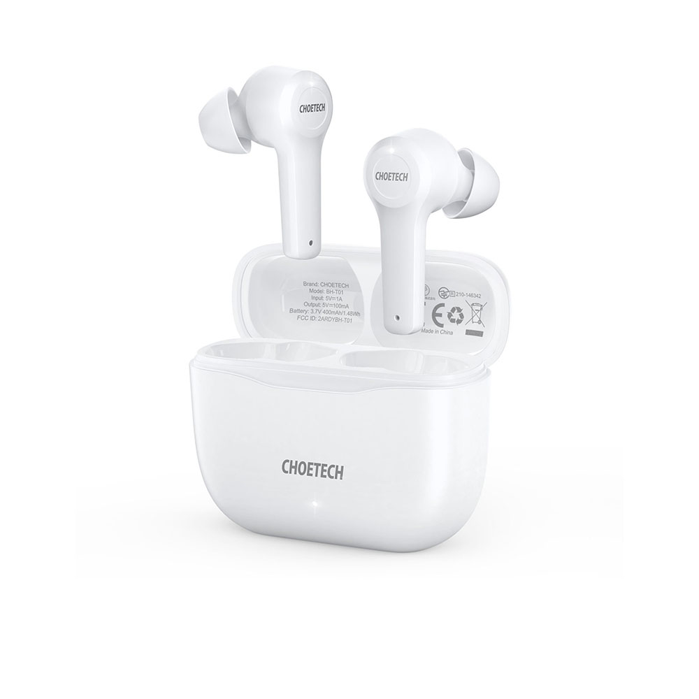 BH-T01 True Wireless Earbuds - White
