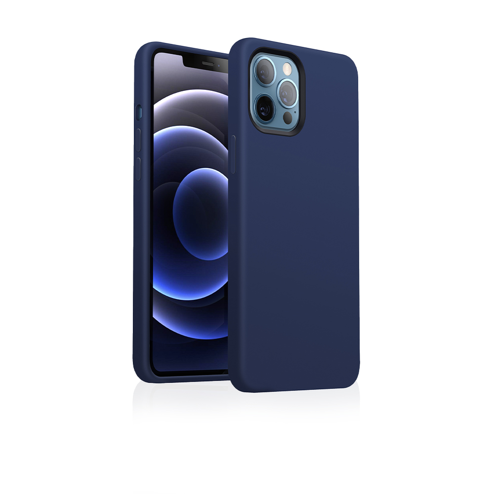 Silicon Magnetic Phone Case For iPhone 12 Pro - Blue