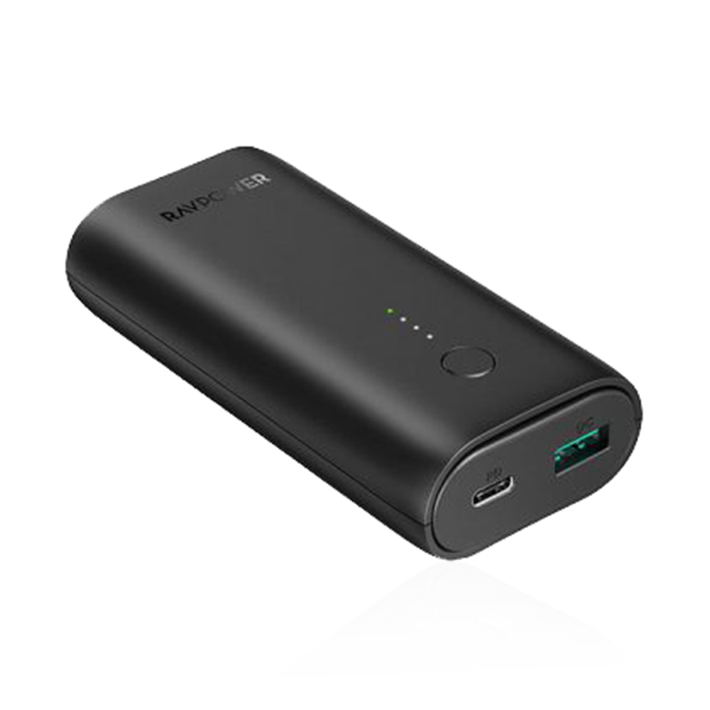 10000mAh PD+QC 18W Power Bank (RP-PB205BLK) - Black