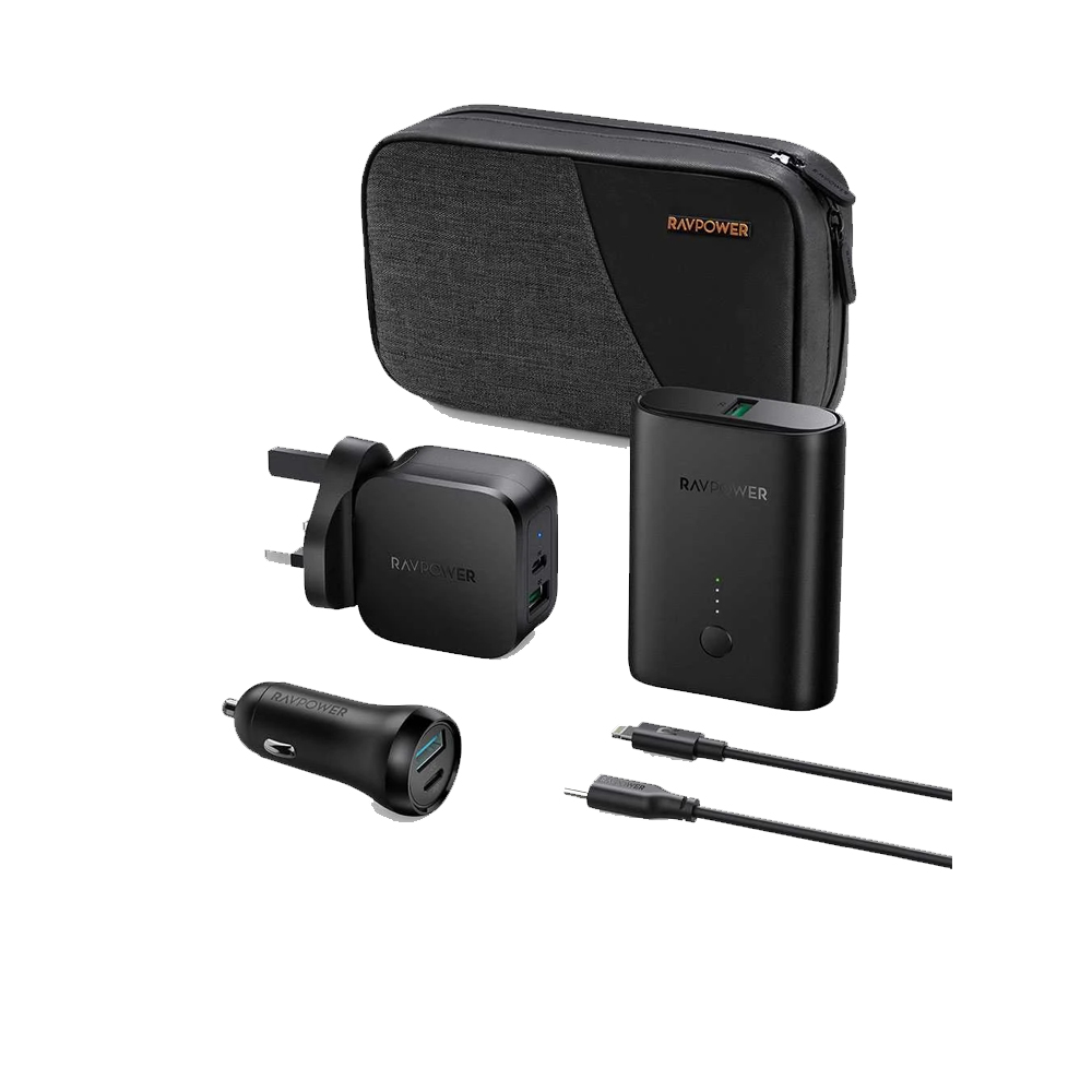 5-in-1 PD Pioneer Power Bank Combo (RP-PB200) – Black