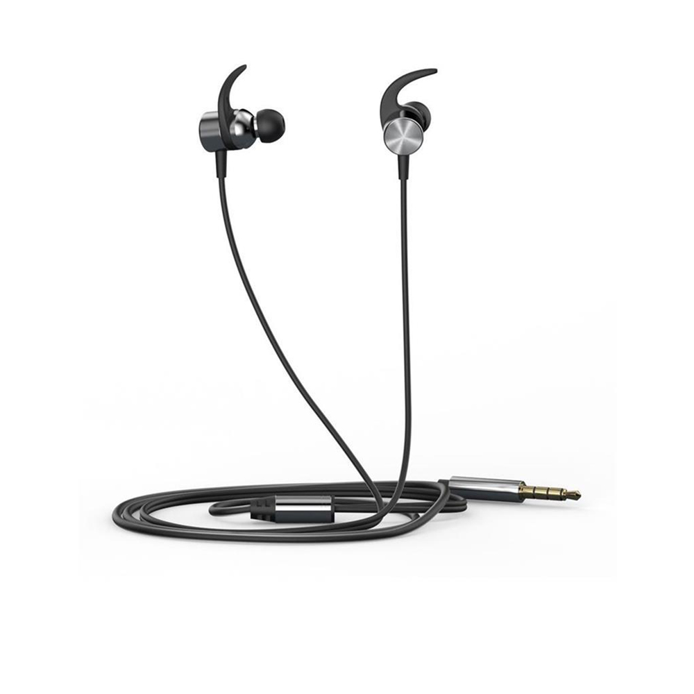 DHH-3114 In-Ear Earphones with Volume Adjustment and Microphone - Grey