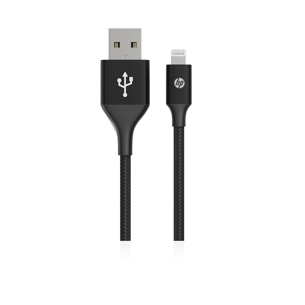 USB A To Lightning Cable Charge - Black 
