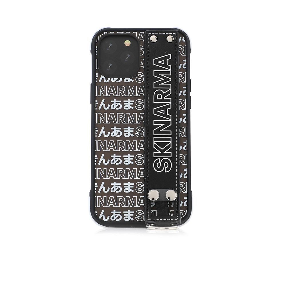 Kotoba Case With Strap For iPhone 12 Pro Max - Black  