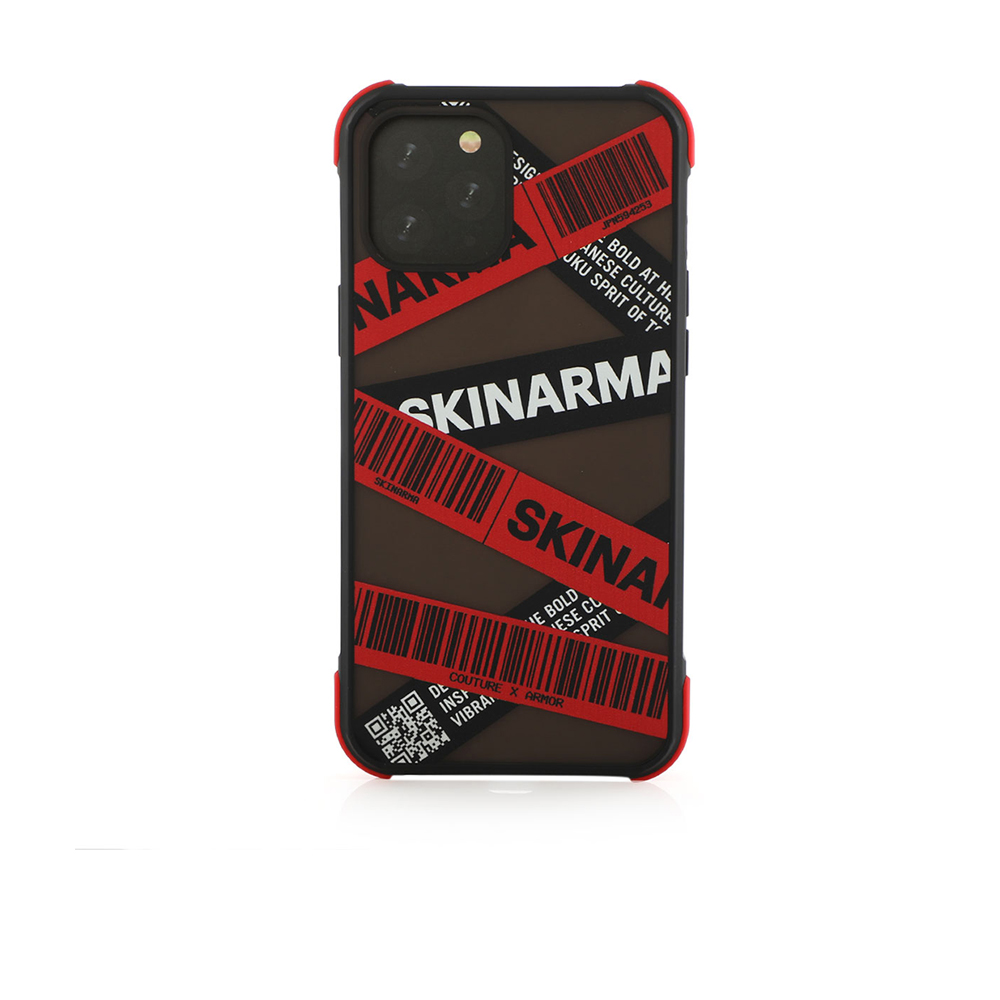 Kakudo Case With Strap For iPhone 12 Pro Max - Red
