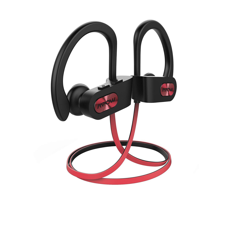 Flame Sports Bluetooth Earphone - Black and Red