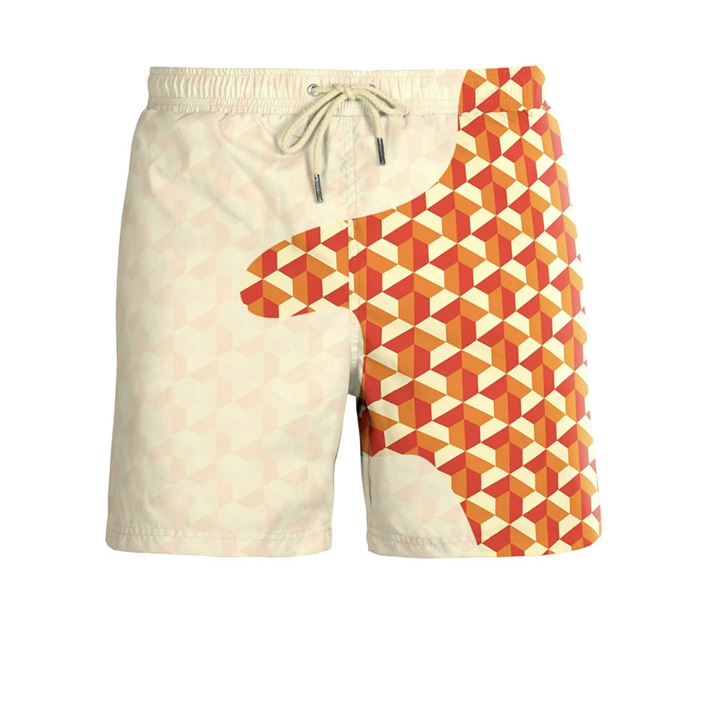 Swim Shorts For Kids - Yellow Orange