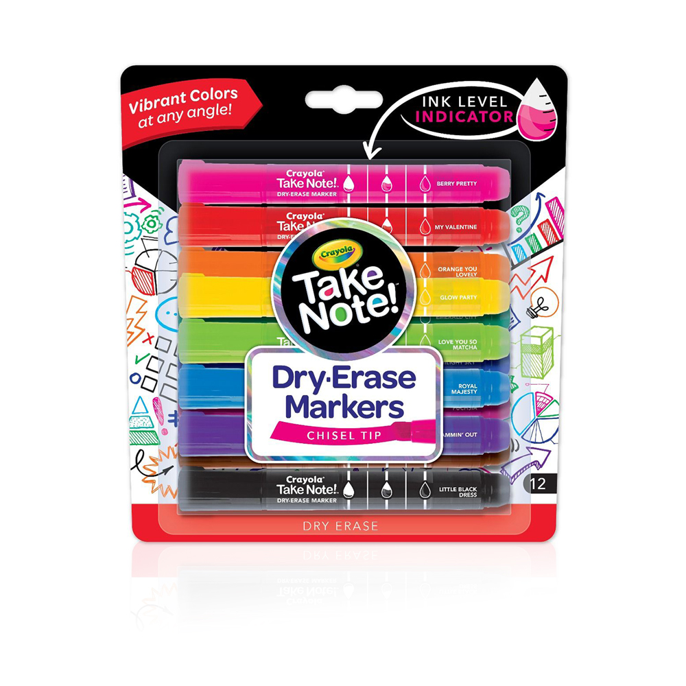 Take Note Colored Dry Erase Markers