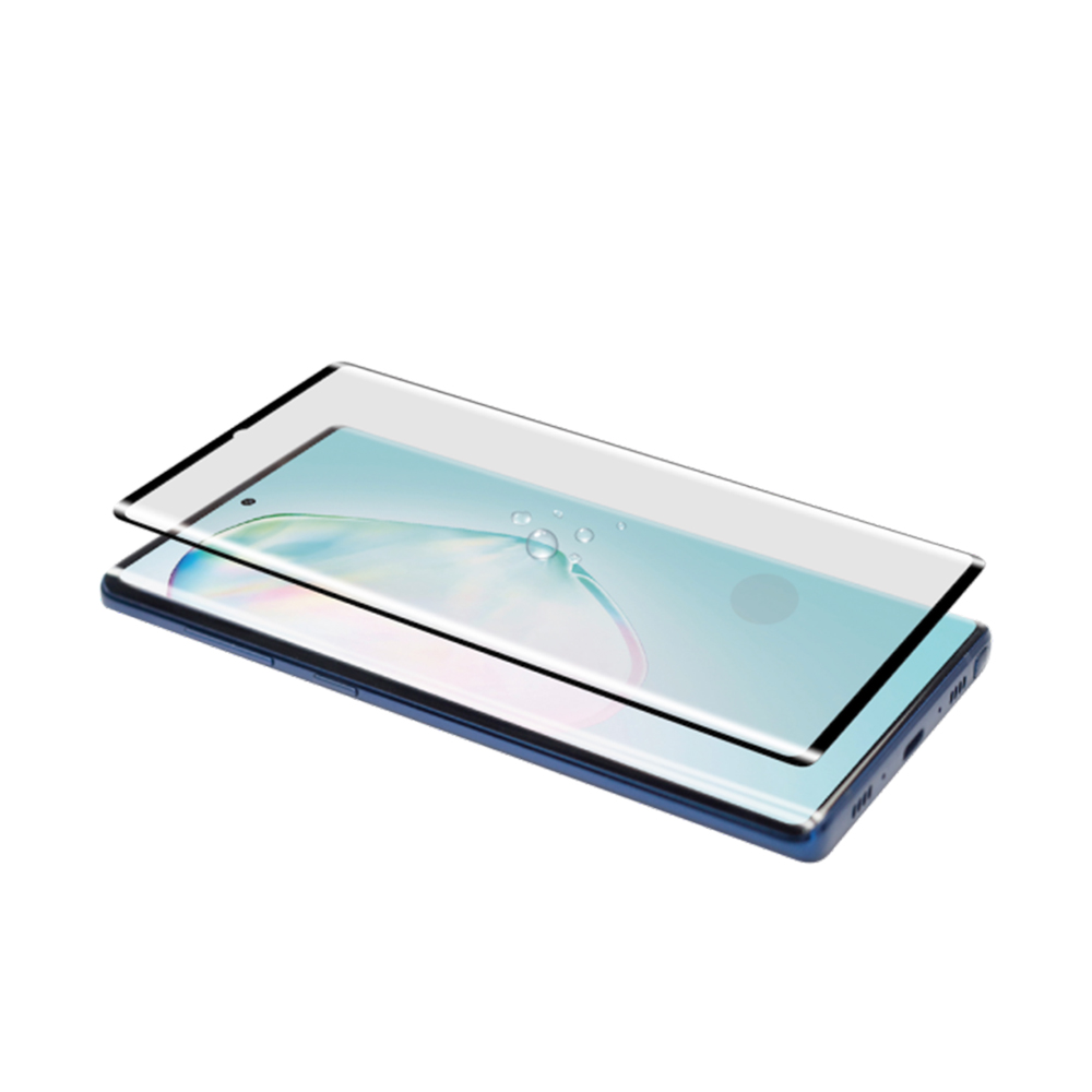 Shell Shock 3D Tempered Glass For Galaxy Note 10 - Black