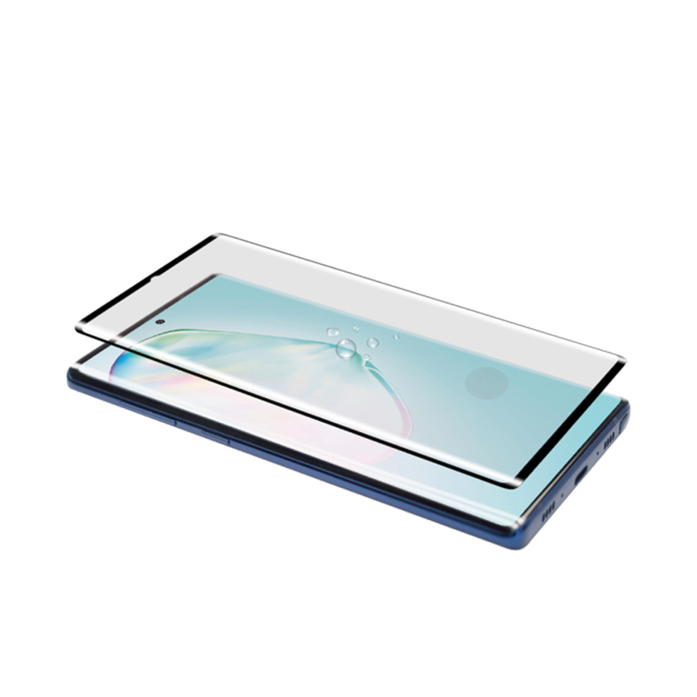 Shell Shock 3D Tempered Glass For Galaxy Note 10 plus - Black