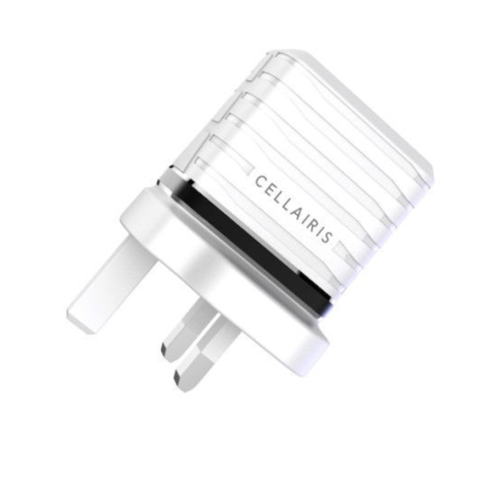 UK Plug Wall Charger - White