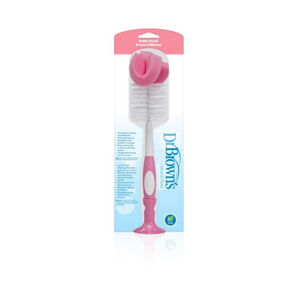 Natural Flow Bottle Brush - Pink