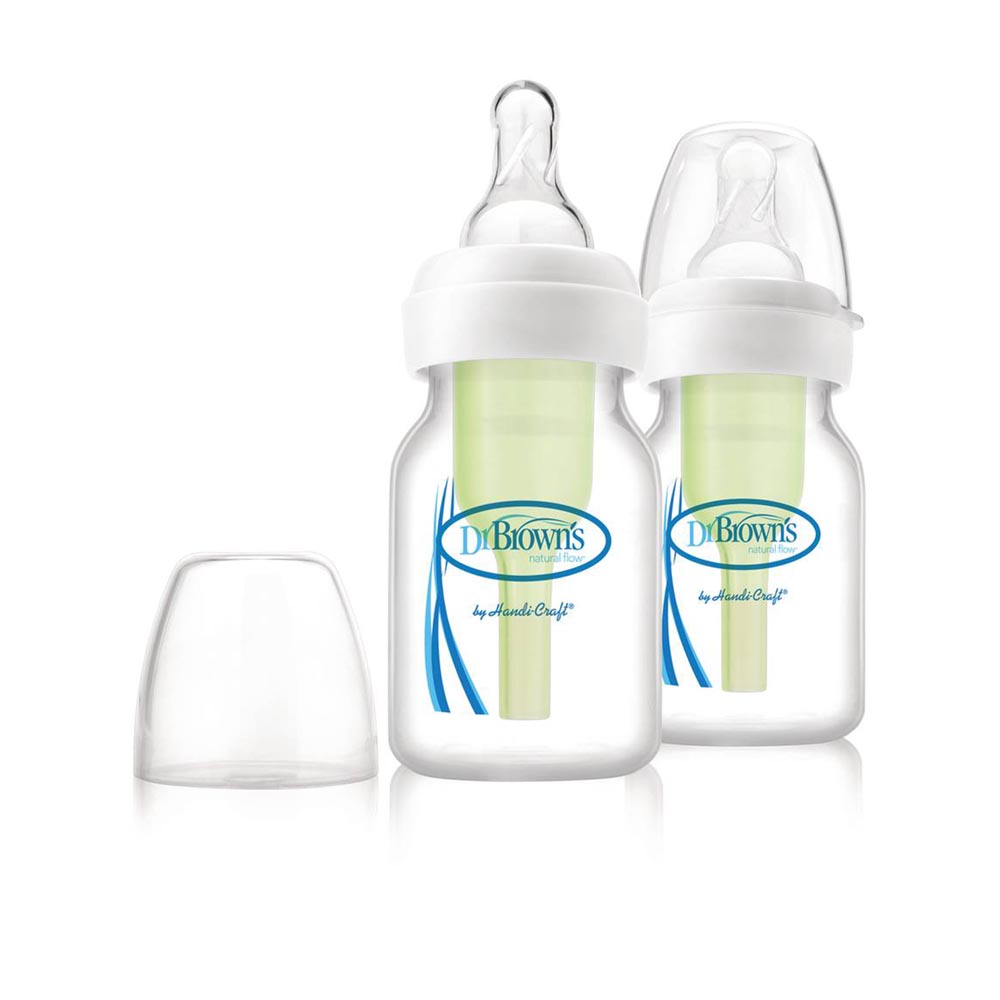 Natural Flow Preemie Nipple Baby Bottle - 2 Pack