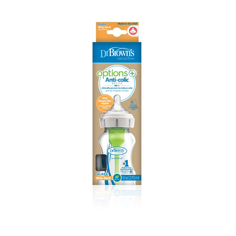 Glass Wide Neck Options Bottle - 270 Ml
