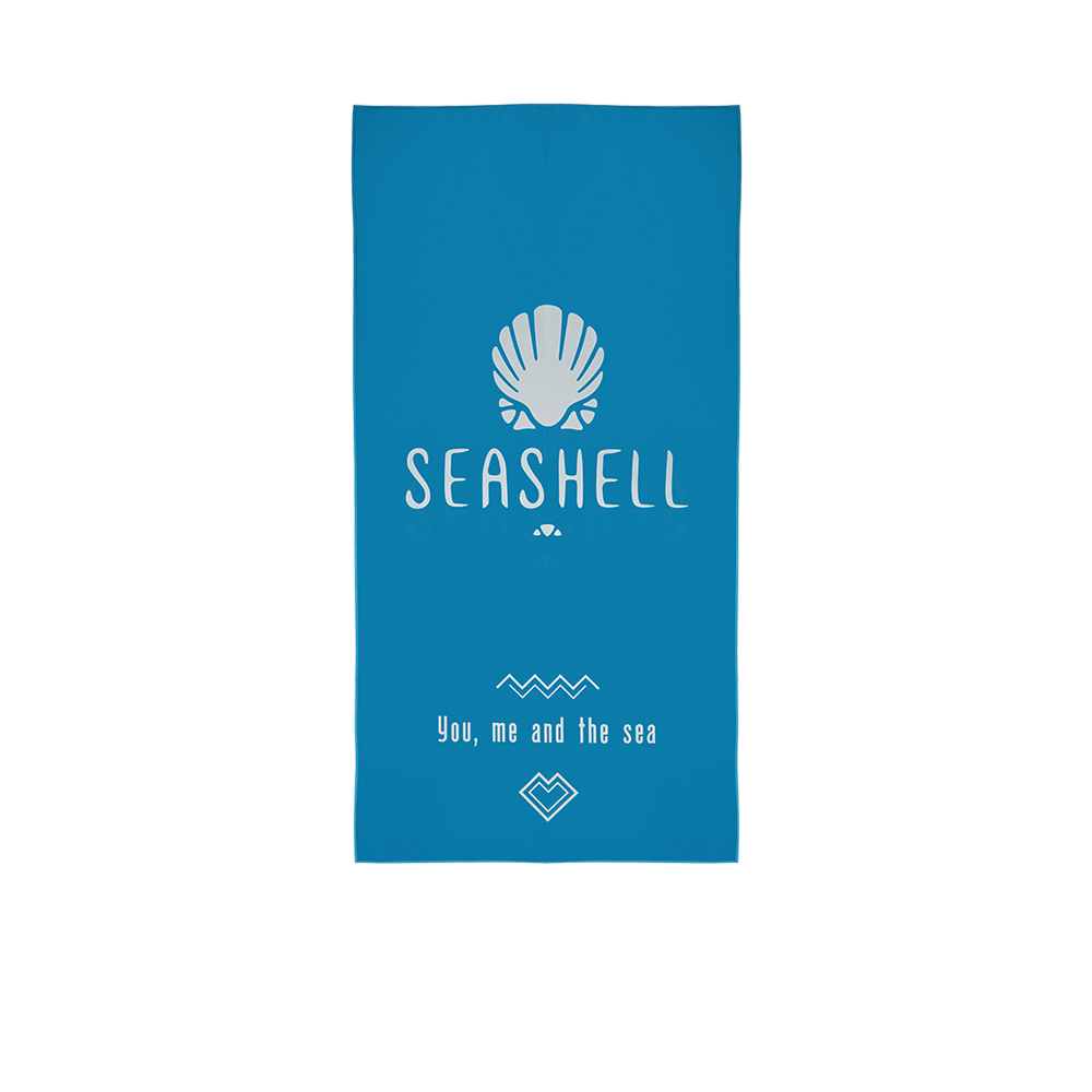 seashell Logo Towel - Blue