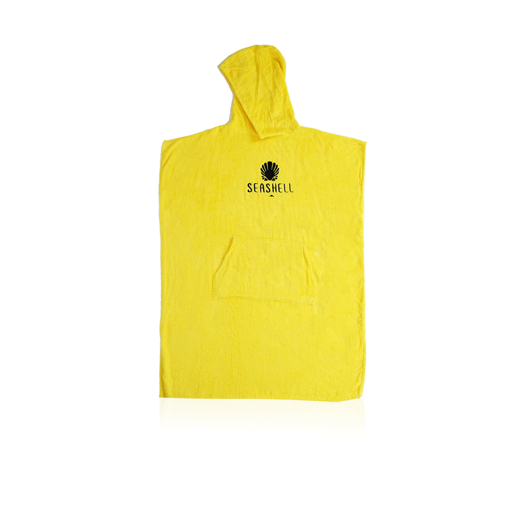 Hooded Beach Towel - Yellow 