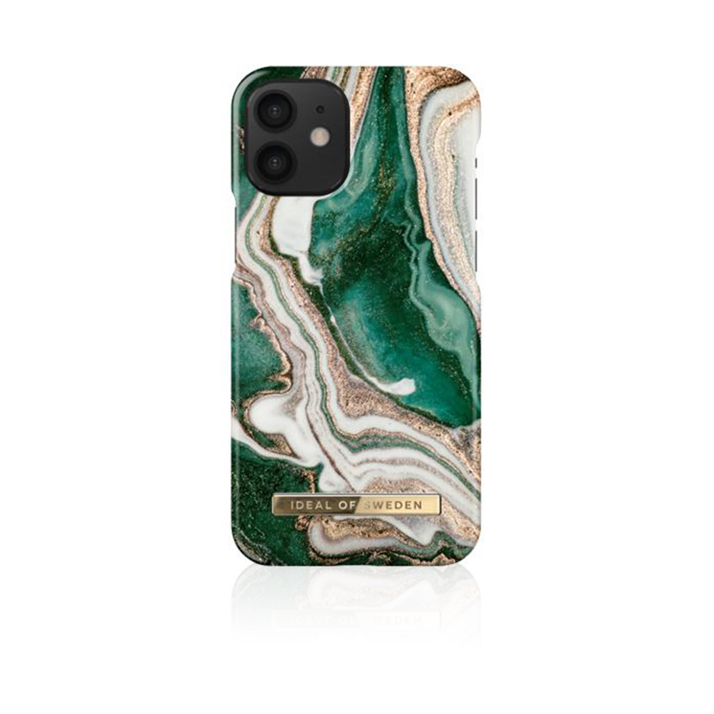 Golden Jade Marble Case For iPhone 12 Mini