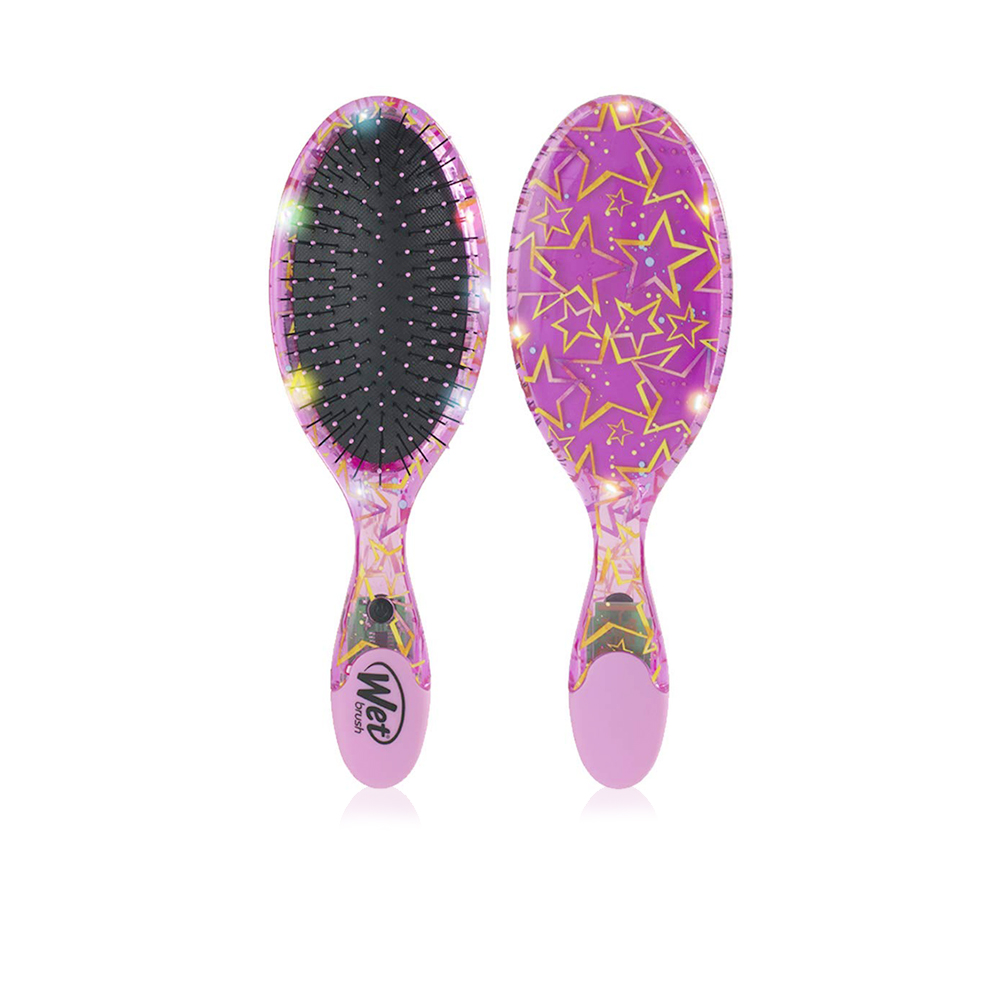 Galaxy Light Up Detangler - Pink Stars