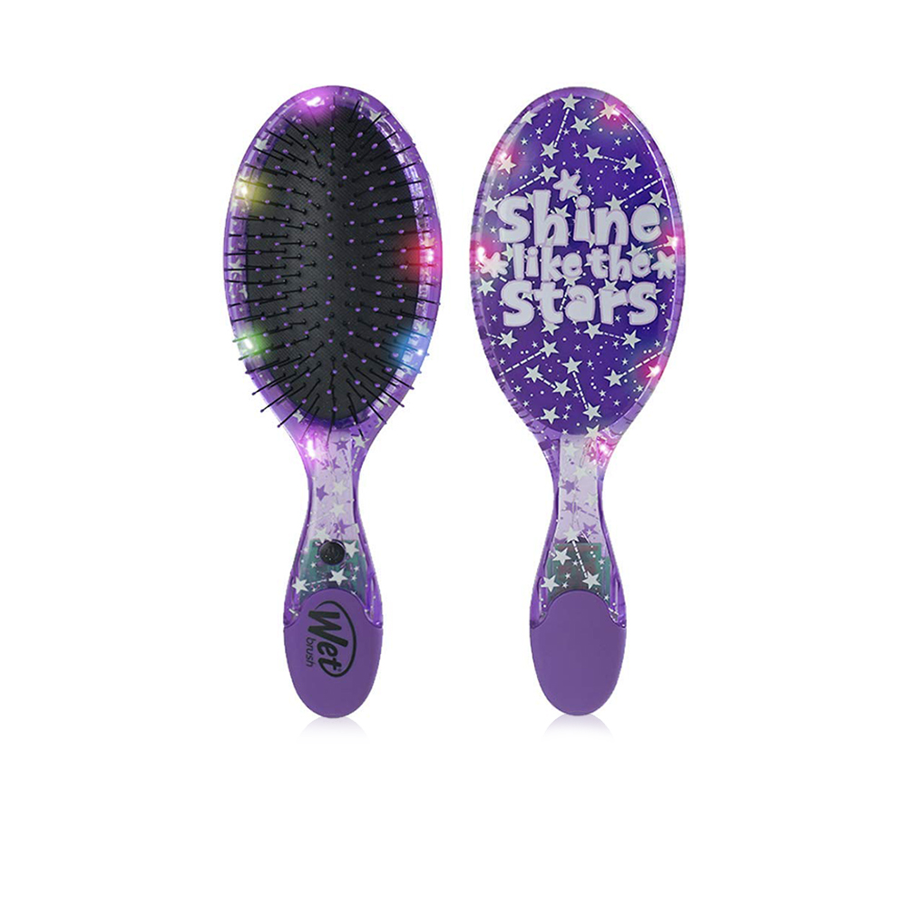 Galaxy Light Up Detangler - Purple Stars