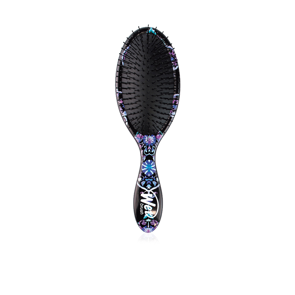 Night Floral Purple Hair Brush