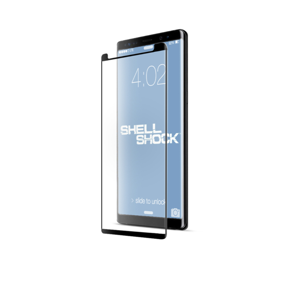 Shell Shock 3D Tempered Glass For Galaxy Note 9 - Black