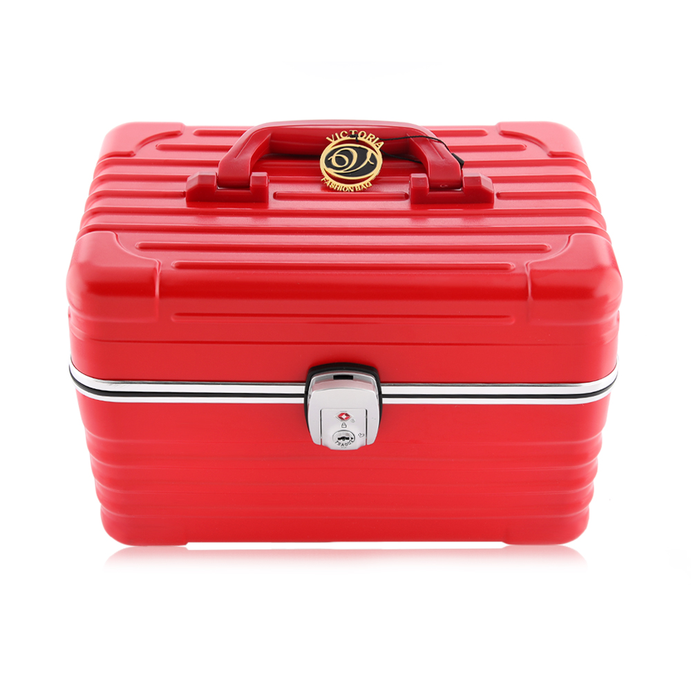 Victoria Beauty Case Makeup Organizer - Red