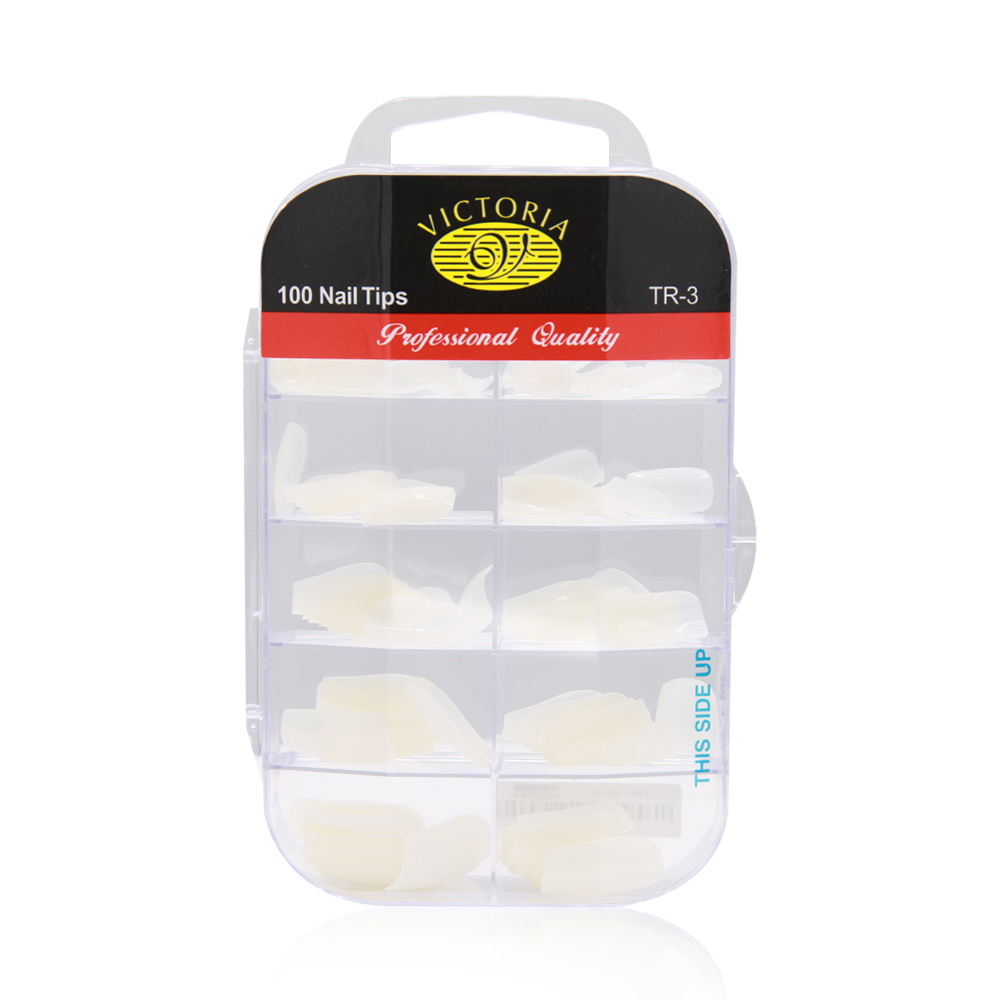 Artificial Nails - Natural -100 Pcs In Box   