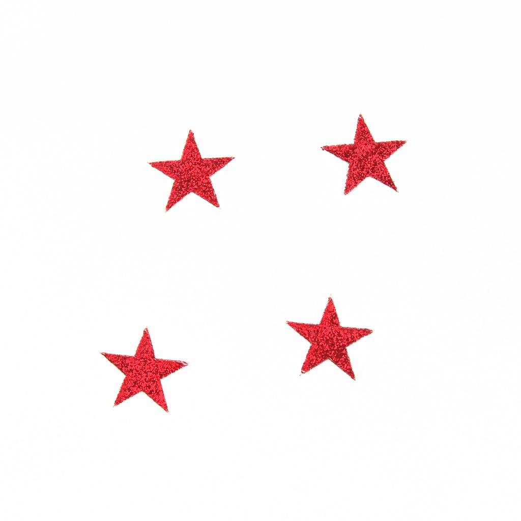 4 Stars Sticker - Red - Small