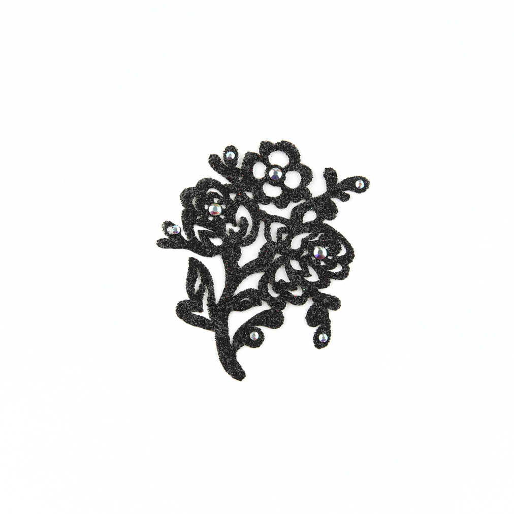 Flower Sticker - Black