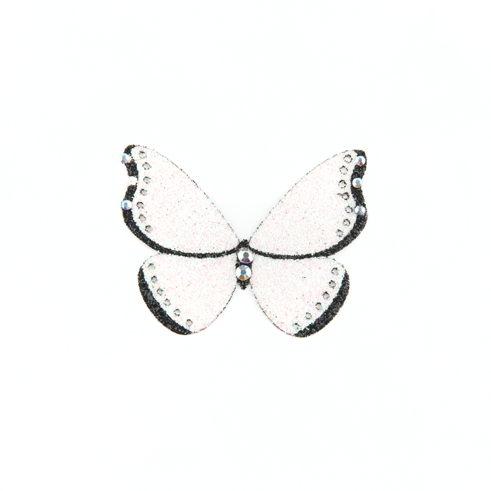 Butterfly Sticker - Black & Blue - Big