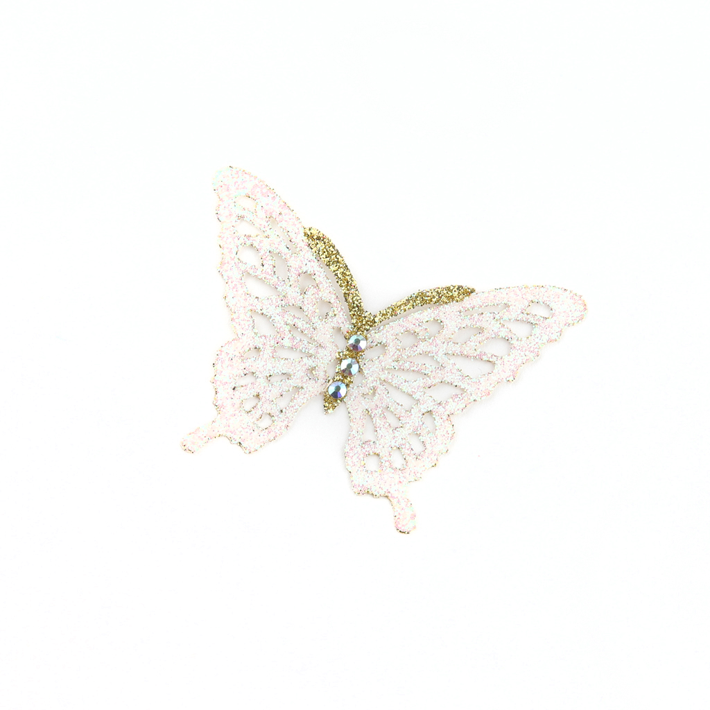Butterfly Sticker - White