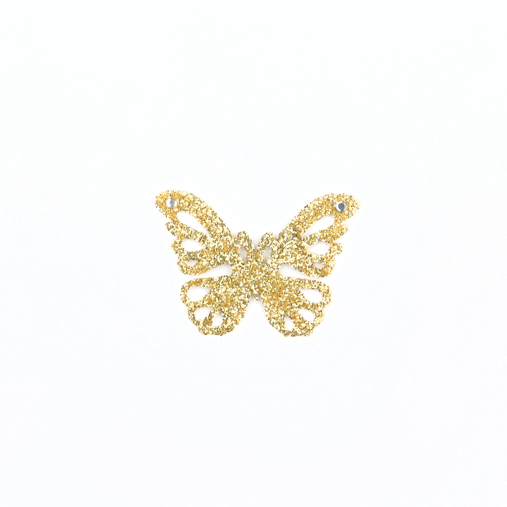 Butterfly Sticker - Gold