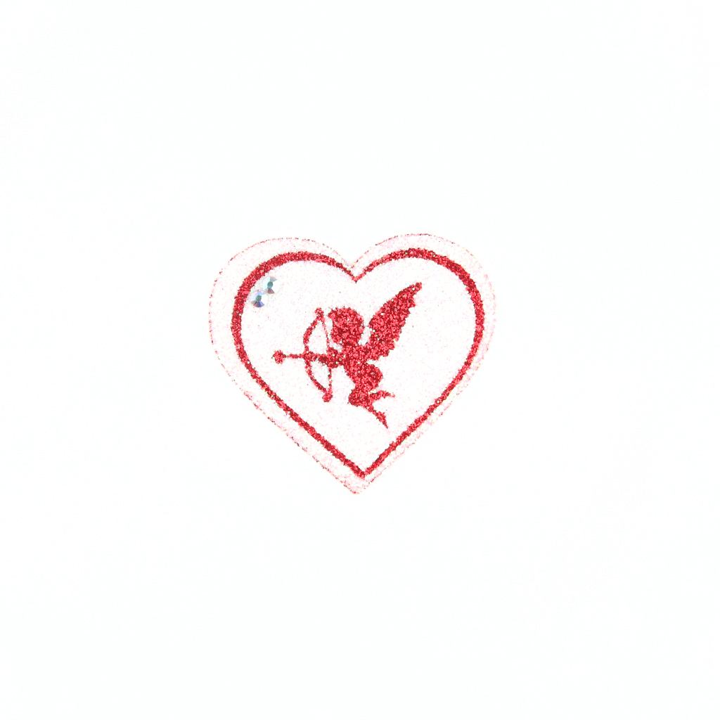 Love Symbol Sticker - Red & White