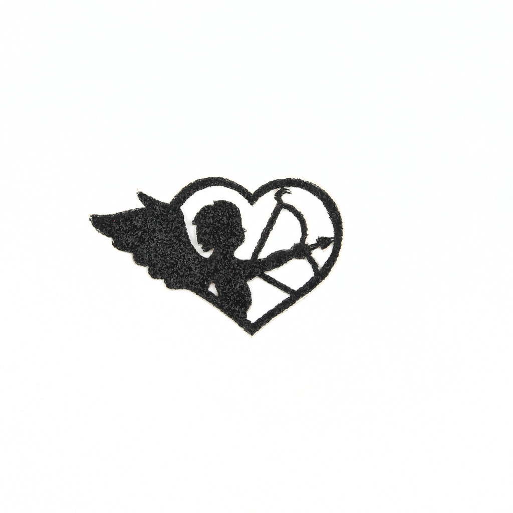 Love Symbol Sticker - Black