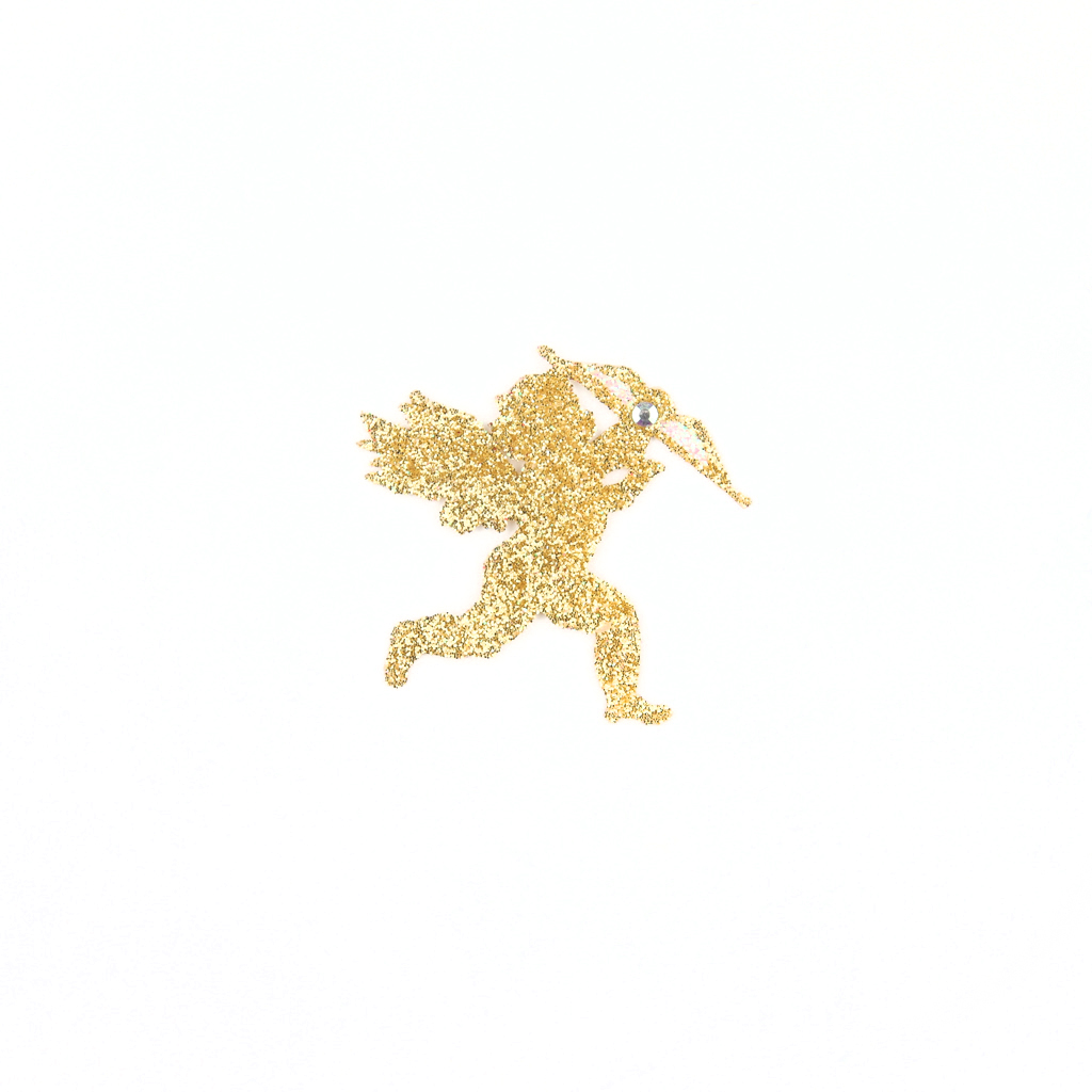 Love Symbol Sticker - Gold
