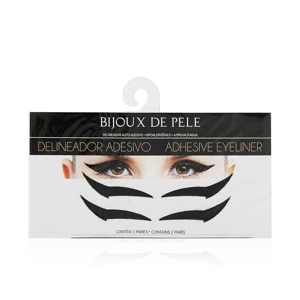 Big Thick Black Eyeliner Sticker - Black