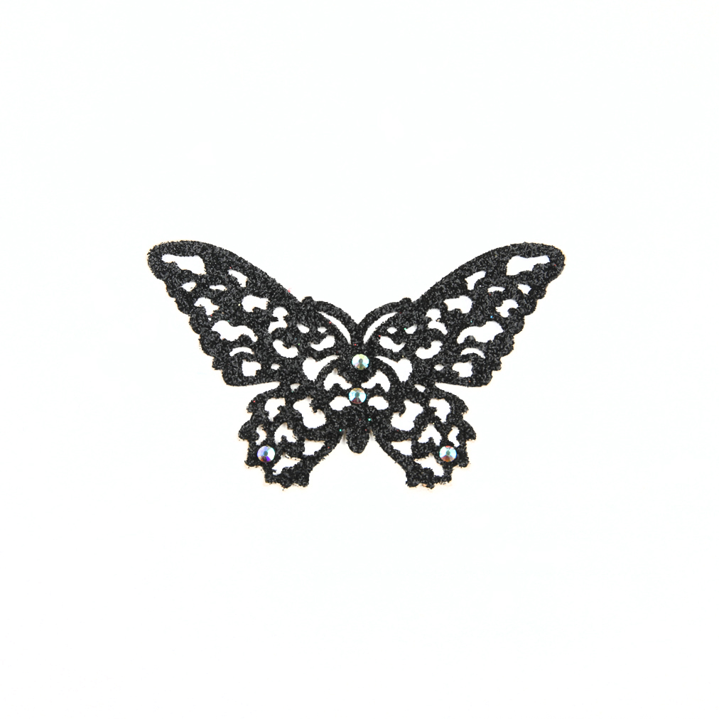 Butterfly Sticker - Black