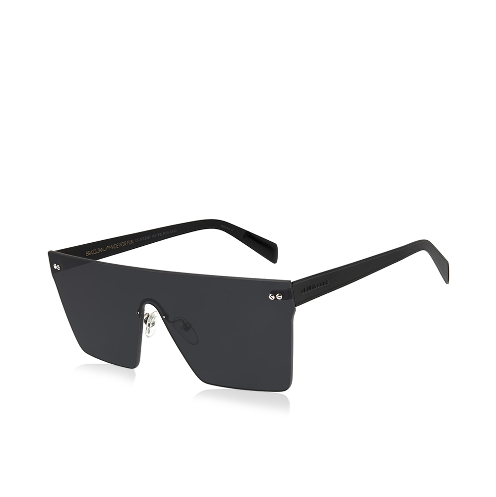 Sunglasses - Black - Green - Size 144-140