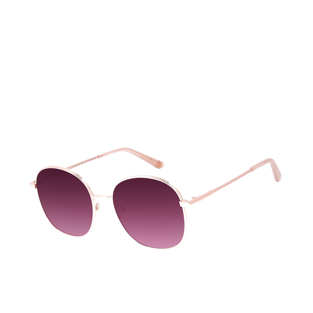 Casual Female Purple Sunglasses - Rose - Size 55 - 18 - 145