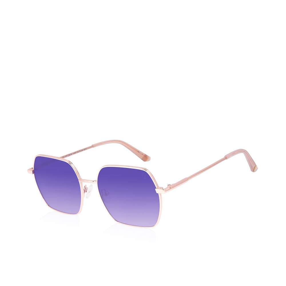 Casual Female Purple Sunglasses - Rose - Size 57 - 18 - 145