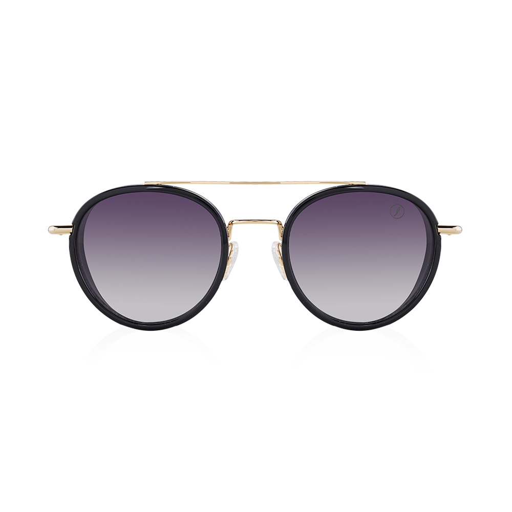 Classic Unisex Gradient Sunglasses - Golden - Size 51 - 21 - 145
