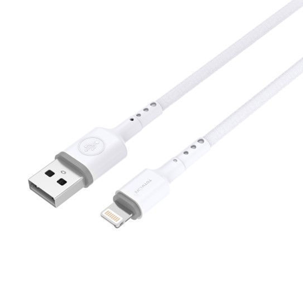 Fine Series Cable Lightning 1M 2.4A - White   