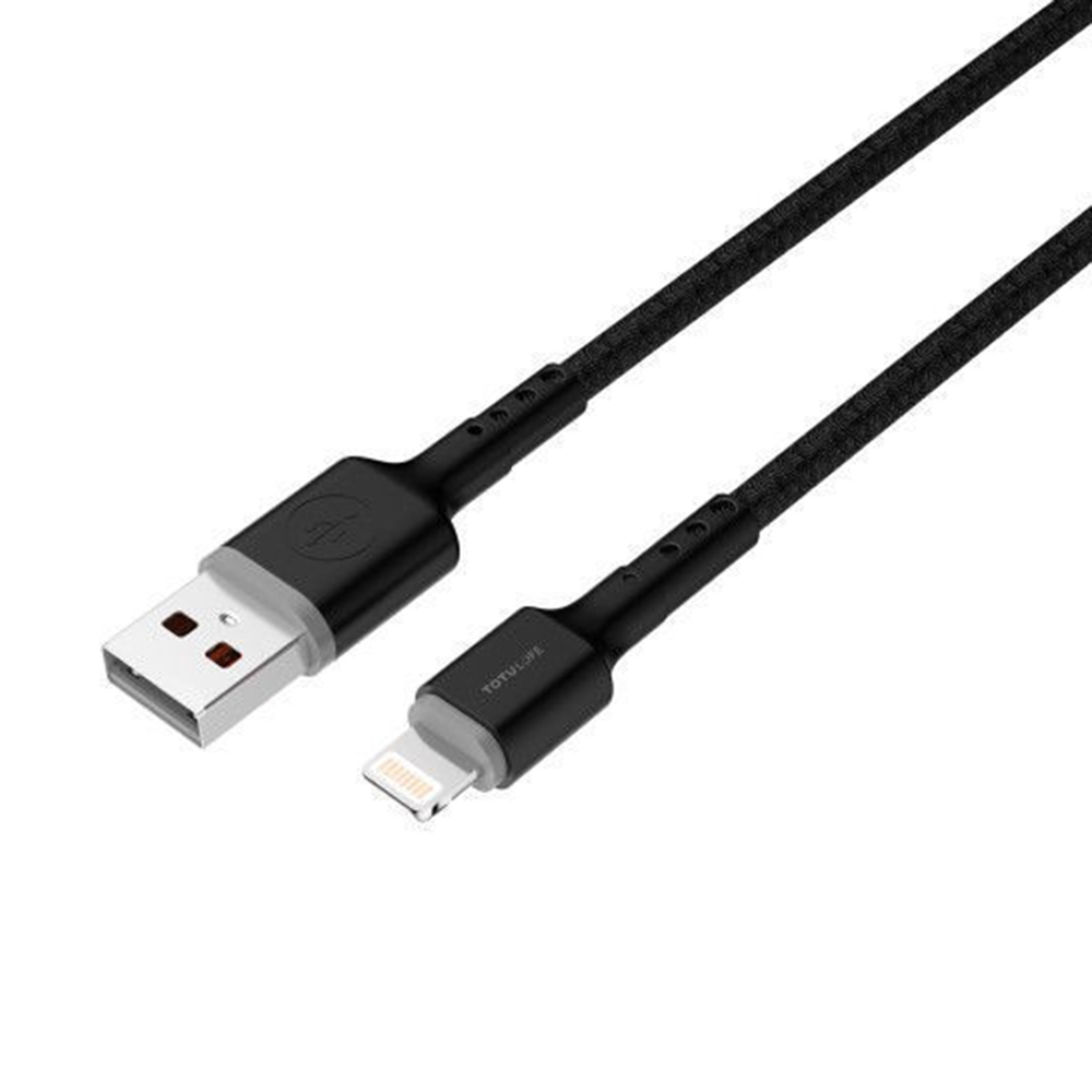 Fine Series Cable Lightning 1M 2.4A - Black