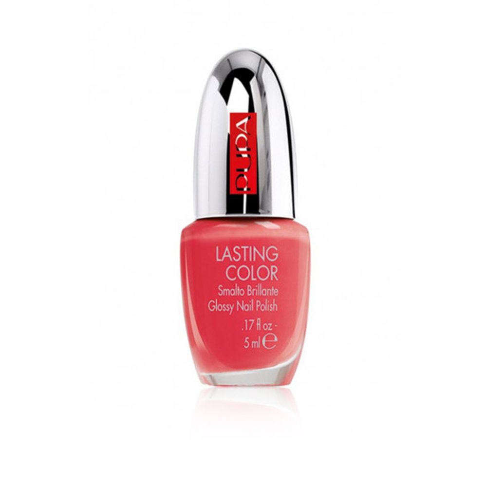 Lasting Color Glossy Nail Polish - N 509 - Fluo Coral